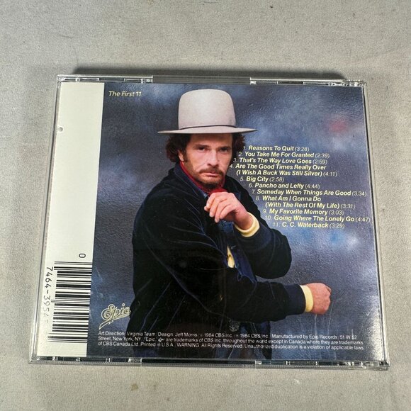 Merle Haggard - His Epic Hits: The First 11 To Be Continued... CD - Picture 2 of 3